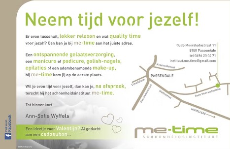 Flyer Neem tijd voor jezelf met plannetje