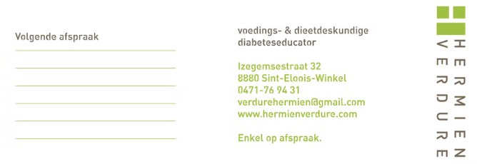 Afsprakenkaartje