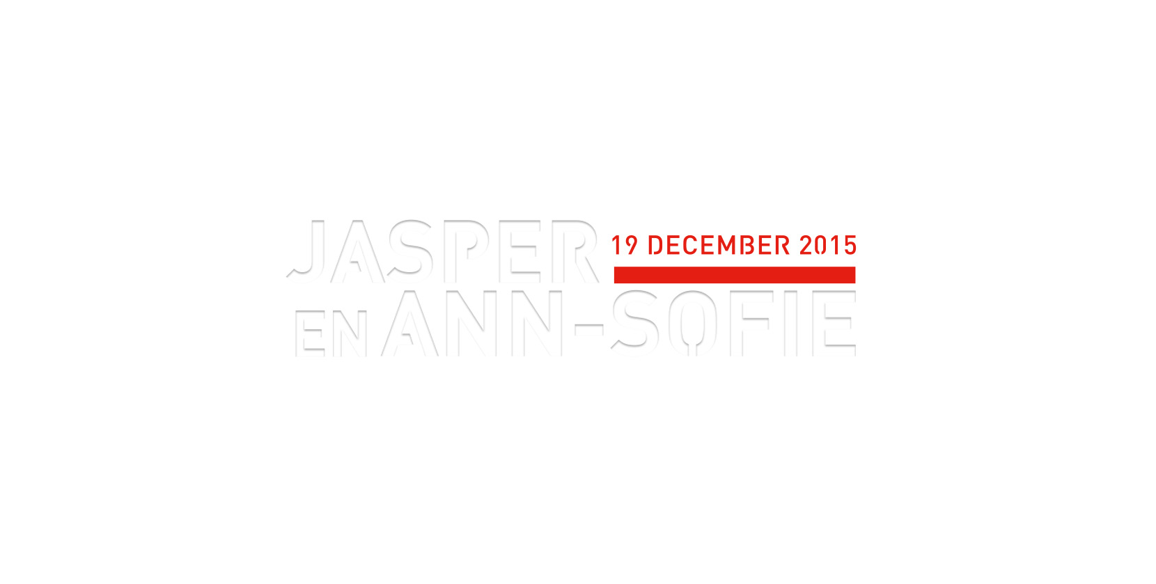Huwelijkskaart Jasper & Ann-Sofie